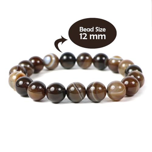 Image of Reiki Crystal Products Certified Natural Crystal Stone Round 10 mm Beads Bracelet for Men & Women | Reiki Charged Gemstone Jewellery Bracelet | Multiple Stone Variants Available