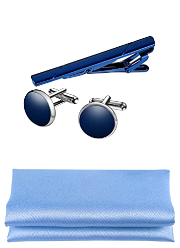 Image of Tie G .5pcs Tie set in a gift box : Tie sets : Solid color Neck tie,Satin Bow tie,Pocket Square, Lapel, Cuffs link
