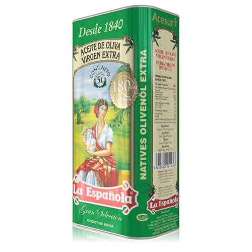 LA ESPAÑOLA - Aceite de Oliva Virgen Extra Gran Selección. Lata 5 Litros.