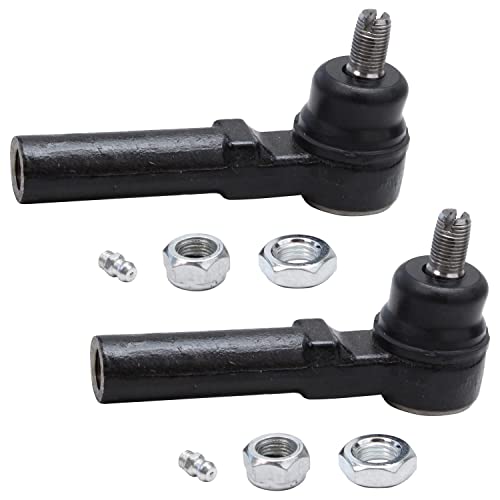 Image of Detroit Axle - 8pc Front End Kit for 1999-2002 Nissan Quest Mercury Villager, 2 Lower Control Arms with Ball Joint 4 Outer Inner Tie Rods 2 Boots 2000 2001 Replacement