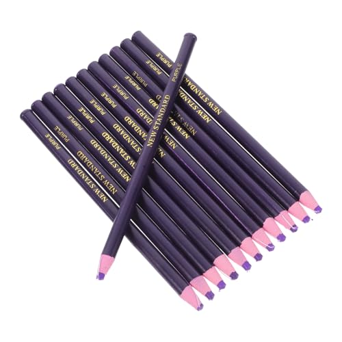 GRIRIW Versatile Hand-torn Crayons 12 Pack Watercolor Marking Pencils Peel-off for Sewing Supplies Tailoring Craft Use