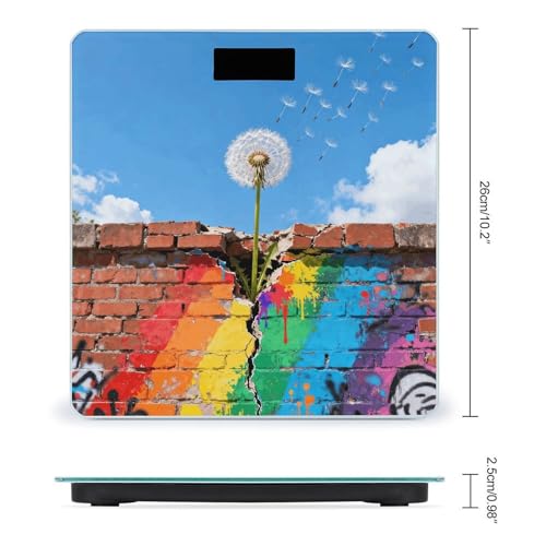 Báscula digital para baño Graffiti Wall Dandelion miniatura 2