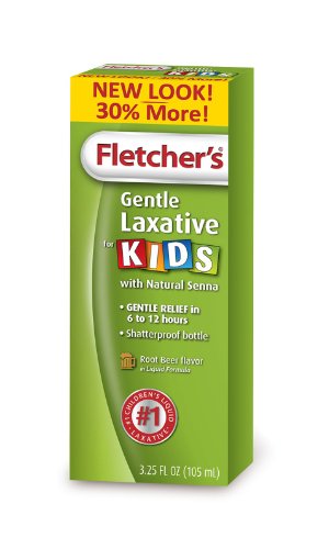 Fletcher's Laxative, For Kids, Root Beer, 3.25-Ounce Bottles (Pack of 3)