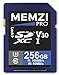 Produktbild MEMZI PRO 256GB 100MB/s Klasse 10 V30 SDXC-Speicherkarte Kompatibel für Sony Cyber-Shot DSC-RX100 VII DSC-RX100M7 / DSC-RX100M7G MK7, DSC-RX100 VI DSC-RX100M6 MK6 Digitalkameras