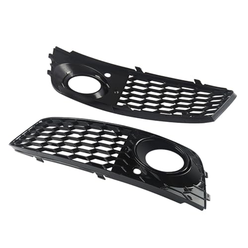 Calandre de phare antibrouillard Audi A4 B8 noir brillant finition luxe
