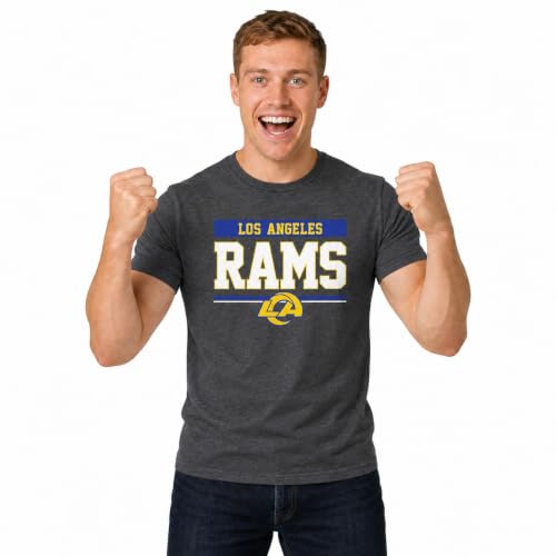 Team Fan Apparel Maillot NFL coton mélange anthracite