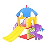 KOMBIUDA Rutsche für Jungen und Mädchen Kleinkinderspielzeug Miniatur-spielset Sandkasten Bauzubehör Puppenhaus- Heimdekoration Kreative Dekoration Foto-Requisite Spielplatzmodell