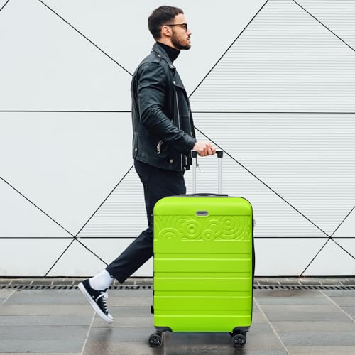 Krute Luggage 28 Inch Suitcase With Spinner Wheels Large Suitcases Lightweight Hard Shell PC ABS TSA Lock Checked Luggages3