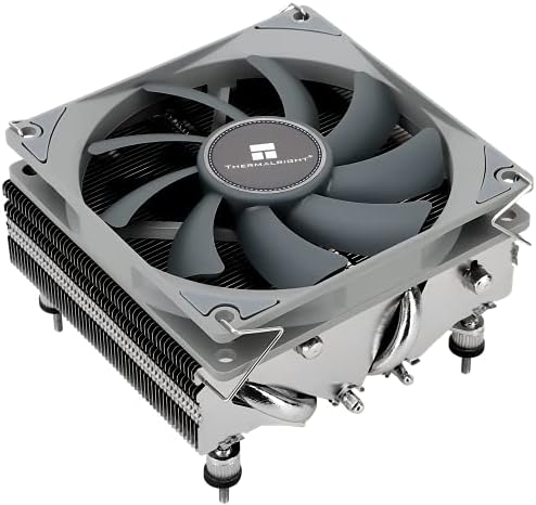 Thermalright AXP-90 X53 Low Profile CPU Air Cooler with Quite 90mm TL-9015 PWM Fan, 4 Heat Pipes, 53mm Height, for AMD AM4/Intel LGA 1150/1151/1155/1851/1200 (AXP-90 X53)