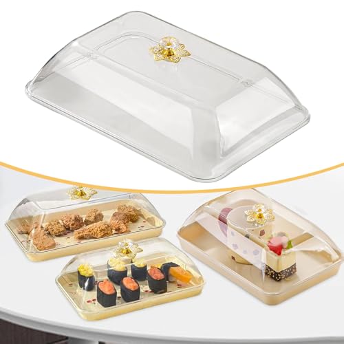 Tapa para alimentos rectangular de red para cubrir platos en fiestas y camping 6