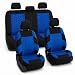 FH Group FB071BLUE115 Car Seat Cover (Travel Master Airbag and Split Bench Compatible Blue)