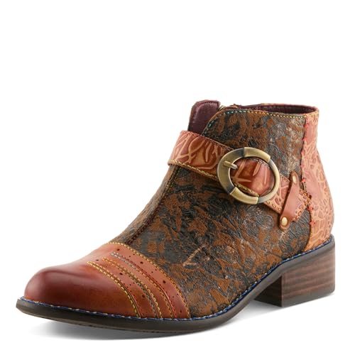 L'Artiste by Spring Step Women's Georgiana Camel Multi 10 Medium