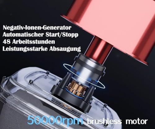 Twotrees Tischstaubsauger für CNC-Schneiden und Holzbearbeitung, Luftfiltersystem und starke Saugkraft 6000 Pa, großer 2,8-Liter-Staubsauger, kompatibel mit CNC-Maschine TTC 450, TTC 450 Pro-Serie