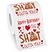Husband Birthday Gifts by Aliza | Large Funny Gag Toilet Paper Roll - Excellent Gift for Wife Husband Boyfriend Girlfriend Friend Sister Brother Dad Mom -- The Perfect Decoration for Your Party
