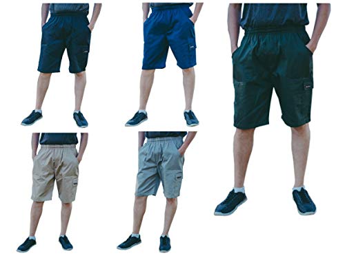 Bermuda Short Masculina Sarja Brim Barato Elástico kit c/3 (50, sortidas)