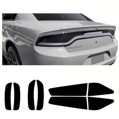 Image of Tail Light Sidemarkers Decal fits 2015-2024 Dodge Charger Accessories Rear Taillight Sidemarkers Sticker 2015, 2016, 2017, 2018, 2019, 2020,2021, 2022, 2023, 2024