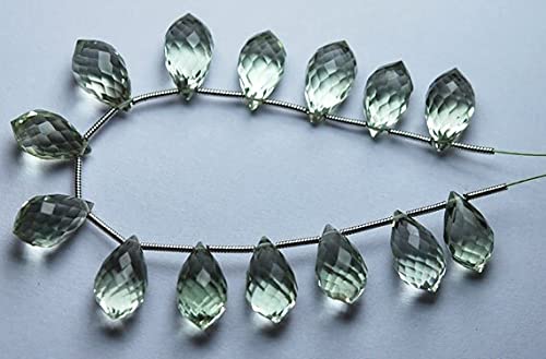 Améthyste verte briolette LKBEADS pour boucles d'oreilles bohèmes et élégantes