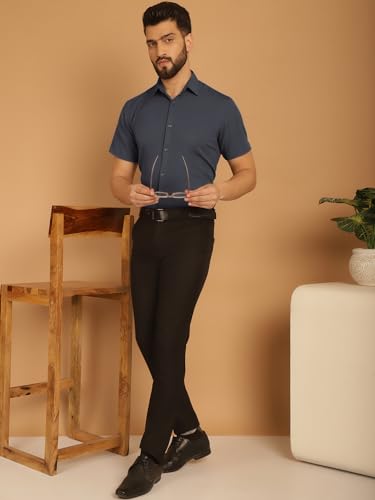 Image of Indian Needle Men's Striped Regular Fit Shirt