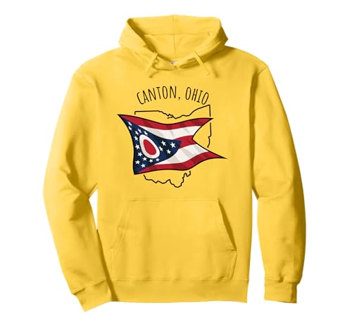 Diseño de Canton Ohio USA Sudadera con Capucha
