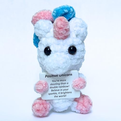 Jodges Trunk Positive Unicorn Crochet Doll