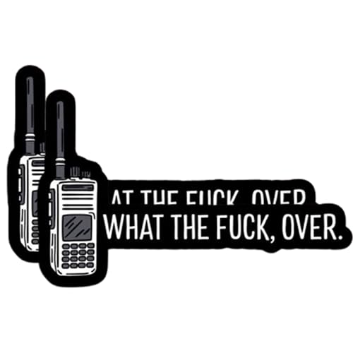 Image of eDesign 2-Pack WTF Over Black Sticker What The Fuck Over Sticker Decal - 4 Inches - for Waterbottle Car Truck Van Window Bumper Laptop Tablet Cup Tumbler and Any Smooth Surface