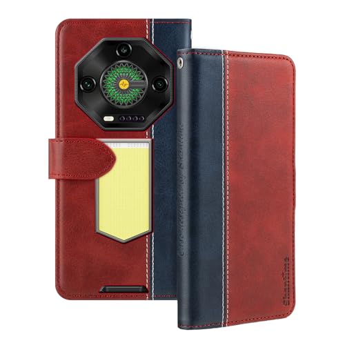 Shantime ���U�[�t���b�v�P�[�X Ulefone Armor 33 �Ƃ̌݊������� �J�[�h�z���_�[�t�� RFID�u���b�N �}�O�l�b�g�L�b�N�X�^���h �X�����t�B�b�g �r�W�l�X�ی�J�o�[(���b�h)