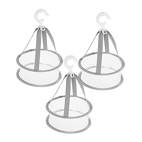 Unomor 3Pcs Adjustable Makeup Sponge Drying Rack Waterproof Cosmetic Brush Drying Holder Mesh Net for Easy Airflow for Beauty Enthusiasts and Makeup Artists