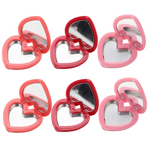 Vaguelly 8�� �n�[�g�^�A�C�V���h�E�{�b�N�X �~���[�t�� �g�тɕ֗��ȋl�ߑւ��\���C�N�A�b�v�R���e�i ���b�v�N���[����N���[�����[�� ��