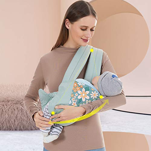 Ruspela Baby Carrier Wrap Baby Wrap Sling Baby Wrap Carriers Handfree Swaddle Wrap voor- en achterkant geschikt vanaf de… - Image 3