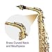 YoungMonic Alto Saxophone E Flat for Adults Student Sax Eb Alto Full Kit With Carrying Sax Case Mouthpiece Straps Reeds Saxophone Beginner Kit