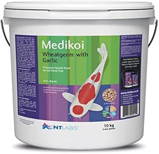 NT Labs JNS_431244 Medikoi Wheatgerm with Garlic (6mm Pellet) 5kg 5000g