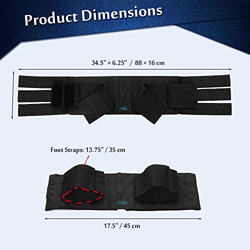 Wheelchair Footrest Leg Support Straps Wheelchair Restraints for