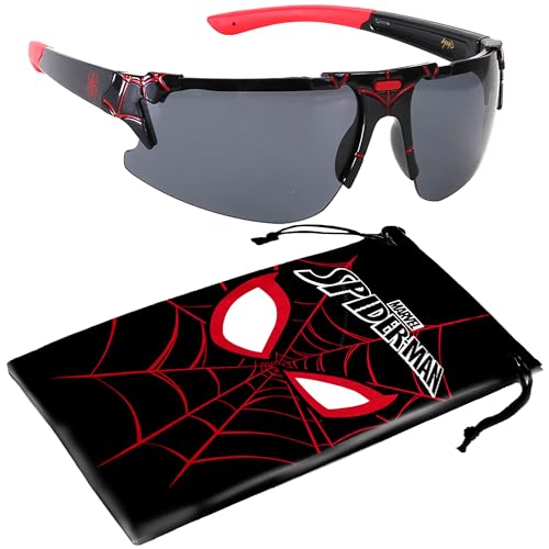 Marvel Spiderman - Gafas de sol para niños, elegantes, cómodas...