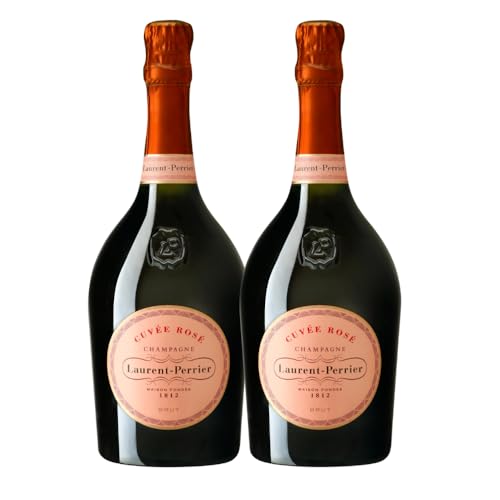 Image of Laurent Perrier Cuvee Rose Brut NV Champagne | 12% ABV | 75cl | France (Pack of 2 bottles (75cl))