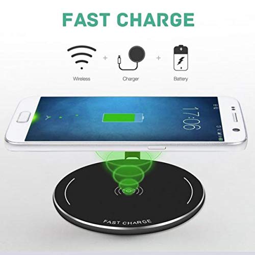 Wireless Charger Fast 7.5W and 10W Charging Pad Slim Quick Charge Compatible with BLU G90, G9 Pro