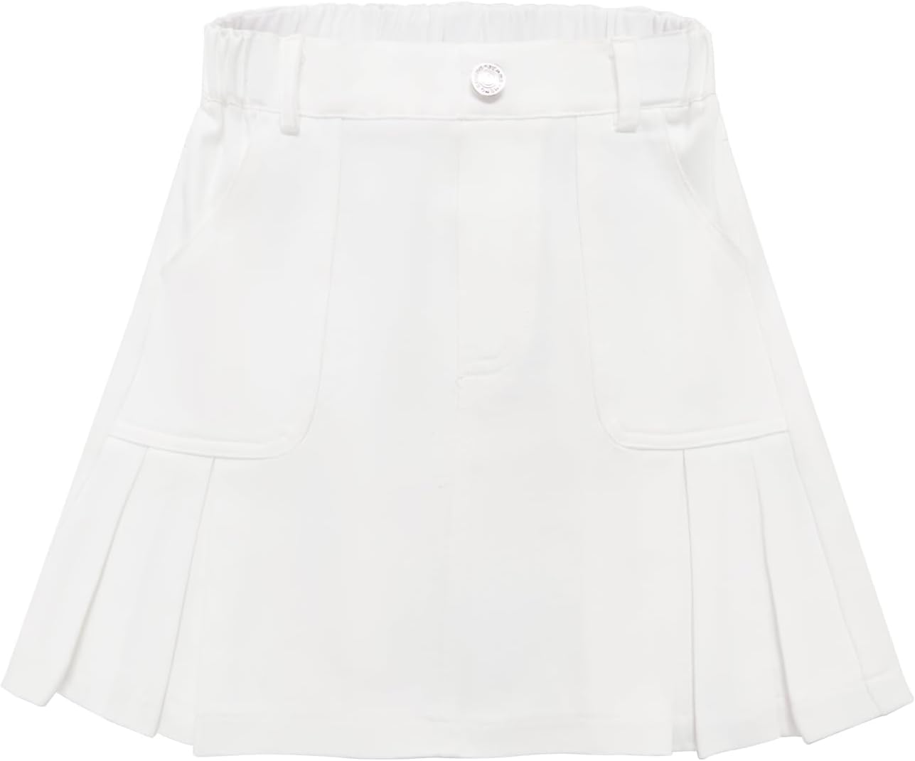 2026 Girl's Denim Skirts Elastic Waist Pleated Toddler Girls Jean Skirt Size 3-12