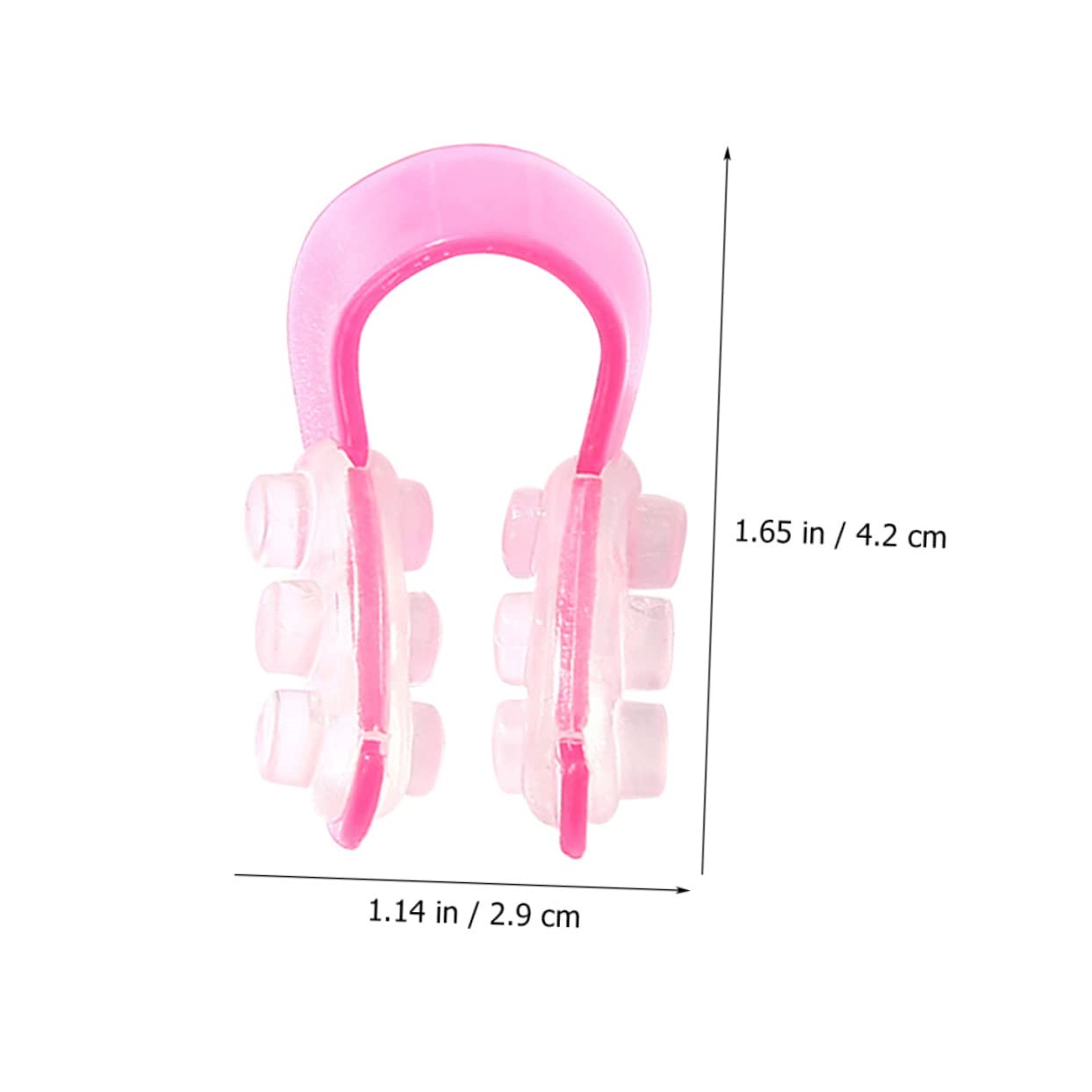 MUSISALY 4sets Nose Shaper Clip for Women Men Reusable Nose Lifters Non-slip Design Safe Bridge Clips Shaping Tool 10pcs*4