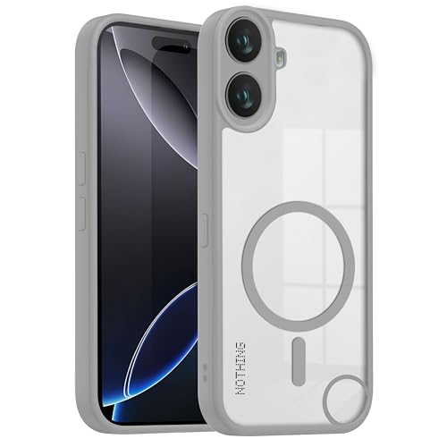 Image of V-TAN Back Cover for Nothing CMF1 Compatible Case, Matte Finish Transparent Case, TPU, Camera Protective Shockproof Cover (Grey)