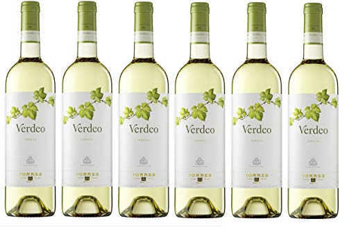 Verdeo Verdejo, Vino Blanco - 6 botellas de 75 cl, Total: 4500 ml