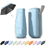 【CONCEPTION PORTABLE】Le parapluie est livré avec un étui de rangement zippé dédié qui se plie facilement pour un rangement organisé. Que vous soyez en déplacement, en voyage ou en déplacement, il est facile à transporter