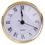 Klassisches Design: Mit römischen oder arabischen Ziffern auf einem weißen Zifferblatt mit einer klaren Linse und einem goldenen oder silberfarbenen Rand, hat dieser Uhreinsatz ein klassisches Design, das jeder Uhr einen Hauch von Eleganz verleiht.
