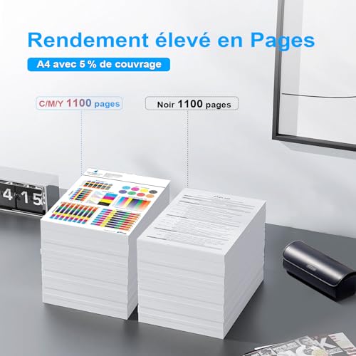 Aurotec 405XL Multipack Druckerpatronen Kompatibel für Epson 405XL 405 XL für Epson Workforce Pro WF-4820 WF-3820 WF-4830 WF-3825 WF-4825 WF-7835 WF-7830 WF-7840 (12 Pack)