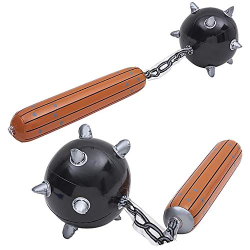 The Dreidel Company Mace Inflate, Pool Beach Toy, Birthday Party Decoration, Carnival Prizes, 28" (3-Pack) #TOP3