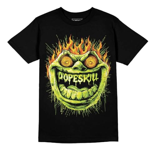 Image of DopeSkill Halloween Graphic Tee Streetwear Hip Hop Hypebeast Unisex T-Shirt Sneaker Colour Matching Shirts Spooky Graphic
