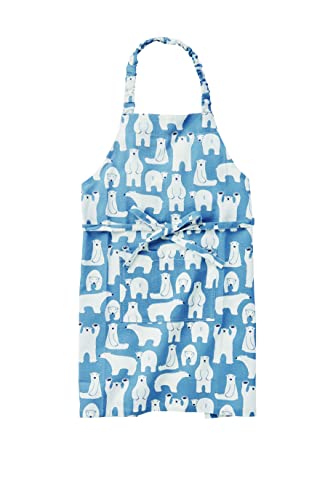 レップ『三角巾ブルーキッズエプロンコニー』