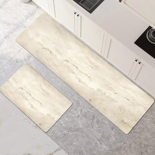 Alfombras de cocina de 2 piezas súper absorbentes para pasillo y lavandería 2
