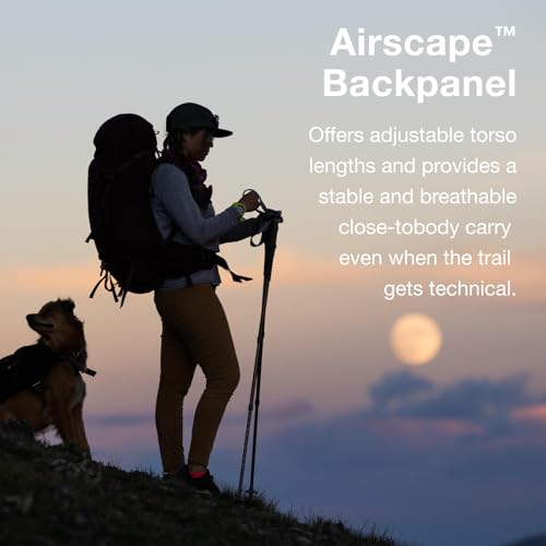 Osprey Kyte 68L Women's Backpacking Backpack with Hipbelt, Elderberry Purple, WM/L3