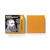 Professor Fuzzworthy Original Detangler Beard Conditioner Bar – 100% Natural Solid Conditioner for Beard & Hair – Moisturizes, Softens & Detangles – Subtly Spiced Scent – Men’s Grooming – 40g