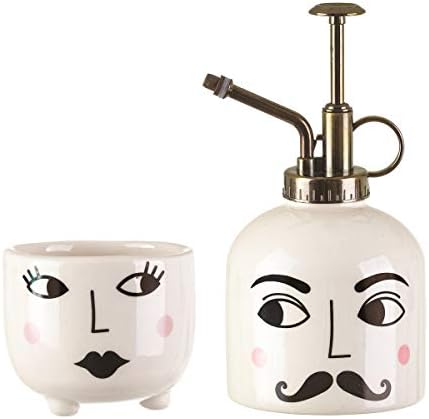 Sass & Belle Mister & Mrs White Plant Set