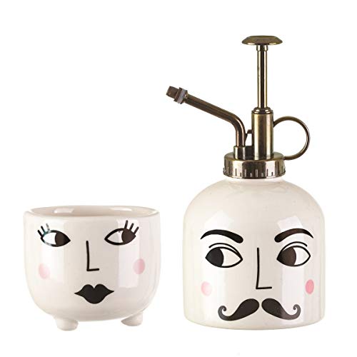 Image of Sass & Belle Mister & Mrs White Plant Set